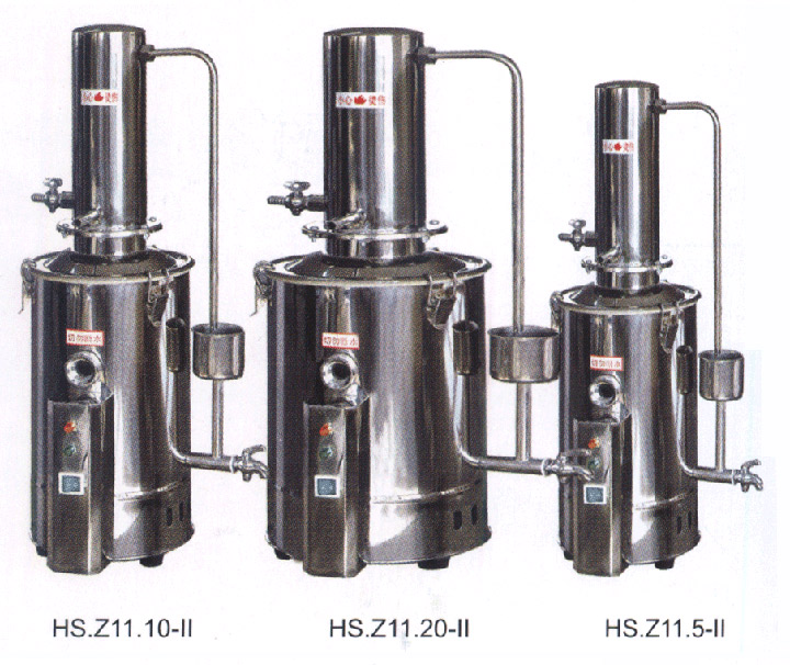 上海躍進(jìn) 不銹鋼電熱蒸餾水器 HS.Z11.20-II