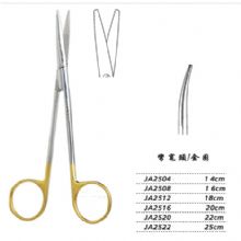 金鐘精細剪18cm JA2512 18cm 彎寬頭 金圈