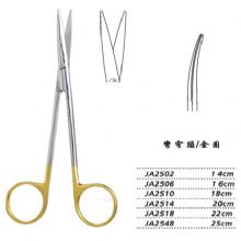 金鐘精細剪20cm JA2514 20cm 彎窄頭 金圈