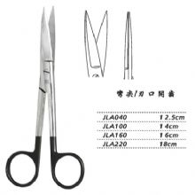 金鐘手術(shù)剪彎尖 JLA100 14cm 彎尖 刃口開齒