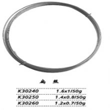金鐘牙用絲  K30240 扁絲 1.6×1（50g）口腔鋼絲