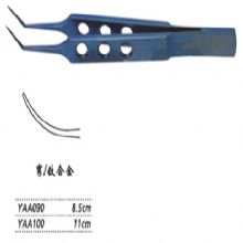 金鐘系線鑷  YAA090 8.5cm 彎（鈦）系結(jié)鑷
