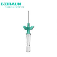 德國貝朗靜脈留置針安全型 Introcan Safety-W 英全康 18G 安全型 帶翼針頭：1.3*32mm 綠色