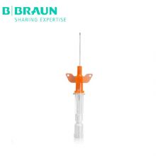 德國貝朗靜脈留置針安全型 Introcan Safety-W 英全康 14G 安全型 帶翼針頭：2.2*50mm 橙色