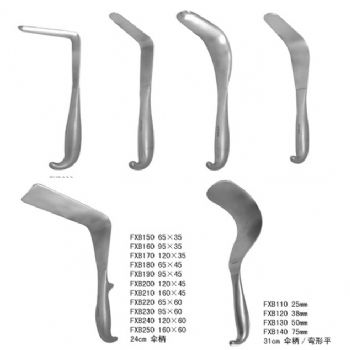 金鐘子宮拉鉤單鉤柄 22cm 單鉤柄 凹 44×110mm