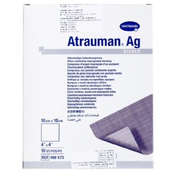 德國保赫曼德濕銀含銀傷口敷料  Atrauman AG st 10x10cm 4995733   