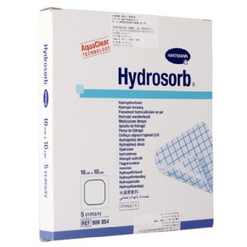 德國(guó)保赫曼德濕舒水凝膠傷口敷料  Hydrosorb 10x10cm 貨號(hào)：9008541