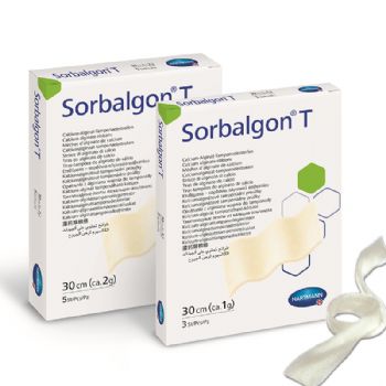 德國(guó)保赫曼德濕康藻酸鈣傷口敷料  Sorbalgon T型 1g/30cm
