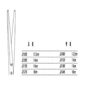 金鐘手術(shù)剪彎圓 J21240 18cm 彎圓