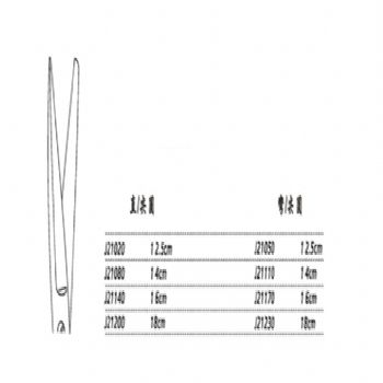 金鐘手術(shù)剪彎尖圓 J21230 18cm 彎尖圓