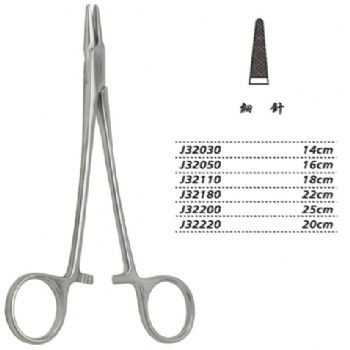 金鐘持針鉗細針 J32200 25cm 細針