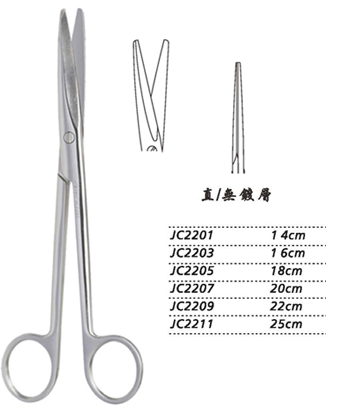 金鐘組織剪直 WD JC2201 14cm 直 WD