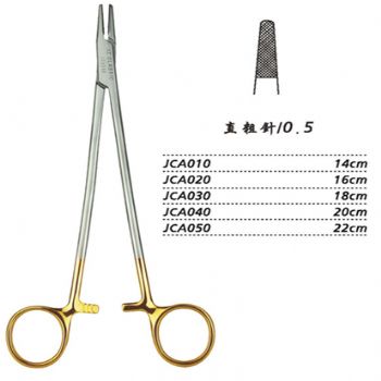 金鐘硬質(zhì)合金鑲片持針鉗直 粗針 JCA020 16cm 直 粗針 0.5
