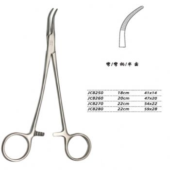 金鐘分離結(jié)扎鉗20cm JC8260 20cm 47×20半齒 彎柄