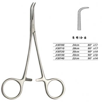 金鐘分離結(jié)扎鉗20cm JC8720 20cm 90°×14全齒