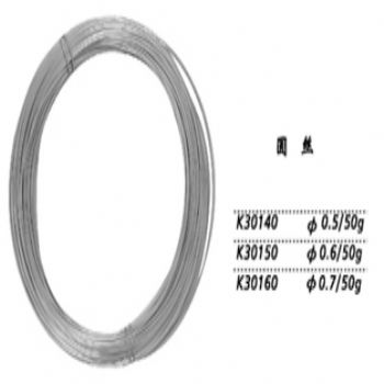 金鐘牙用絲  K30150 圓絲 φ0.6（50g）
