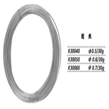 金鐘牙用絲  K30040 圓絲 φ0.5（30g）