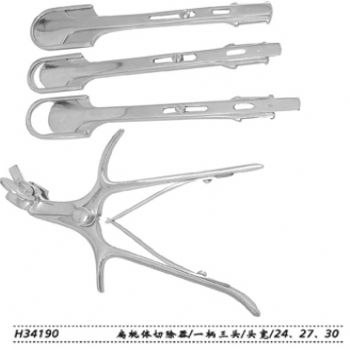 金鐘扁桃體切除器H34190 一柄三頭 頭寬（24、27、30）