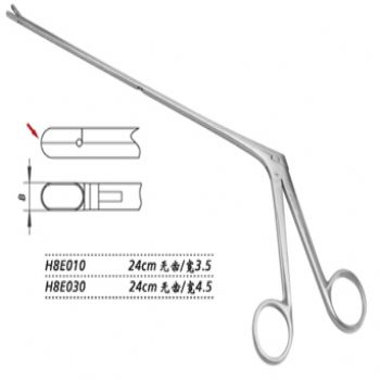 金鐘喉取樣鉗H8E030 24cm 無齒 寬4.5