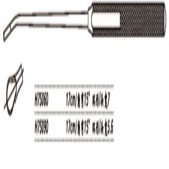 金鐘鼻刮匙角彎 H7S090 17cm 角彎15° 環(huán)形 頭寬5.6