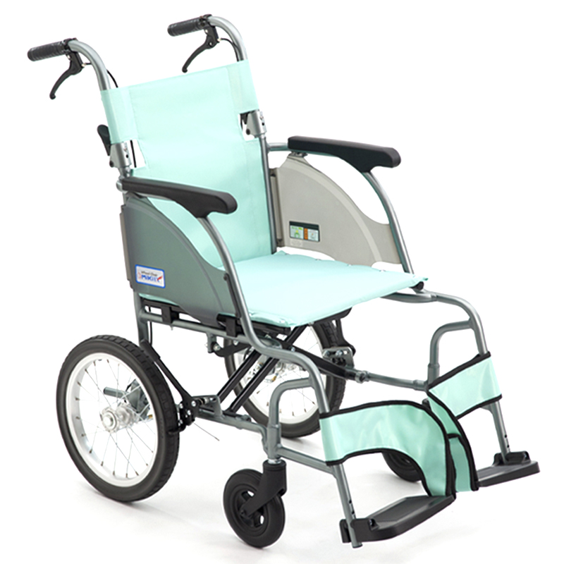 MIKI三貴手動輪椅車CRT-2 綠色 A-14B