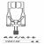 金鐘開(kāi)瞼器  YZD130 固定V式 遮睫（鈦）