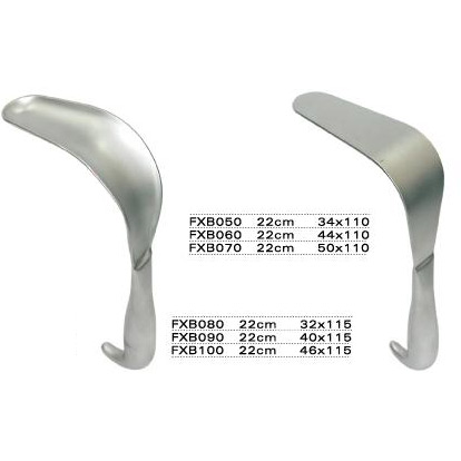 金鐘子宮拉鉤單鉤柄 22cm 單鉤柄 凹 44×110mm