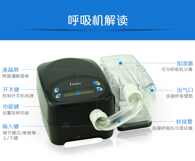 凱迪泰呼吸機(jī) ST20 全自動(dòng)雙水平呼吸機(jī) 慢阻肺心病二氧化碳潴留