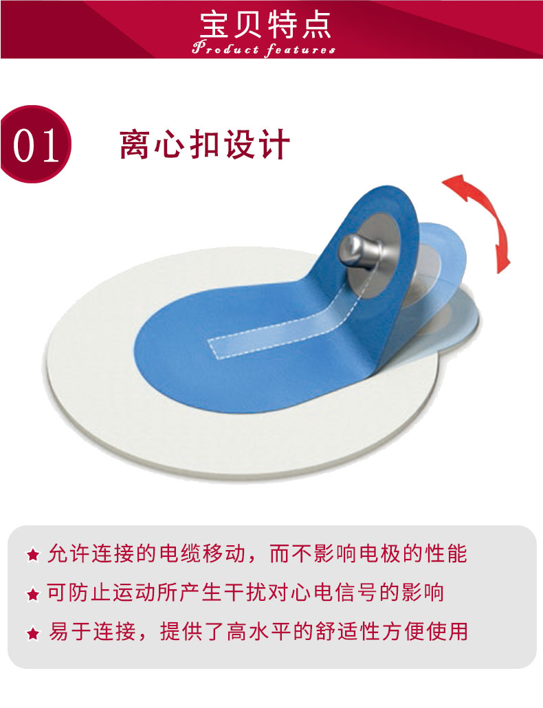 丹麥安保（AMBU） 藍點心電電極片  VLC-00-S
