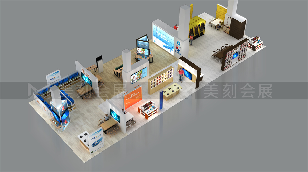 第五屆黑茶文化旅游節(jié)展臺(tái)設(shè)計(jì)方案，黑茶文化節(jié)展會(huì)布置效果圖